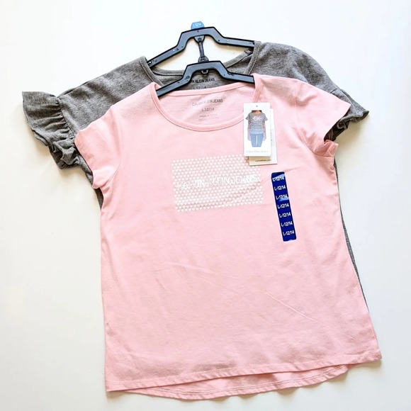 Big Girls Short Sleeves CK T-Shirt Bundle - Picture 1 of 12